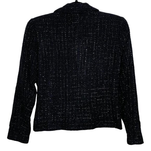 I HEART RONSON Metallic Tweed Biker Jacket - Picture 5 of 7